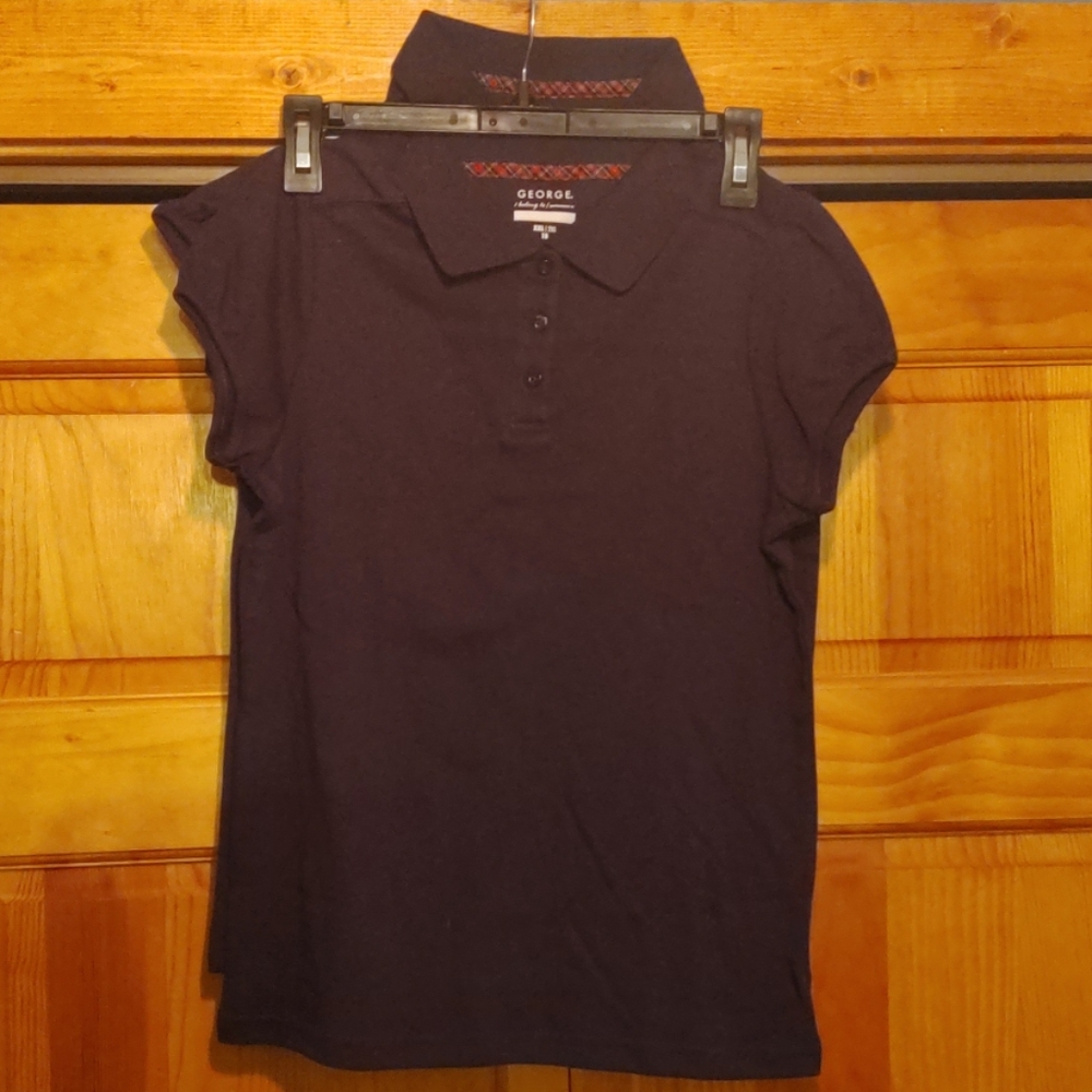 George girls stretch school polo